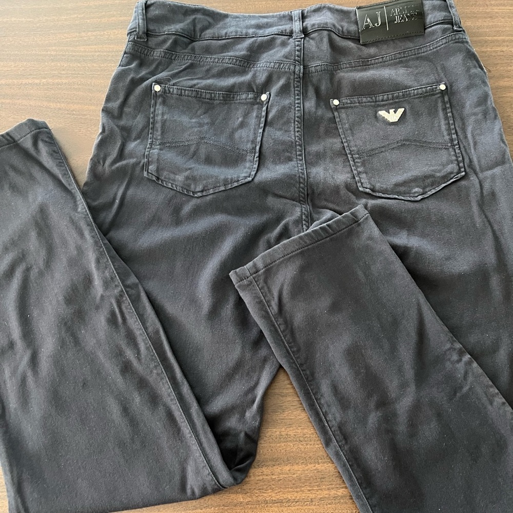 Armani jeans, size 31, black